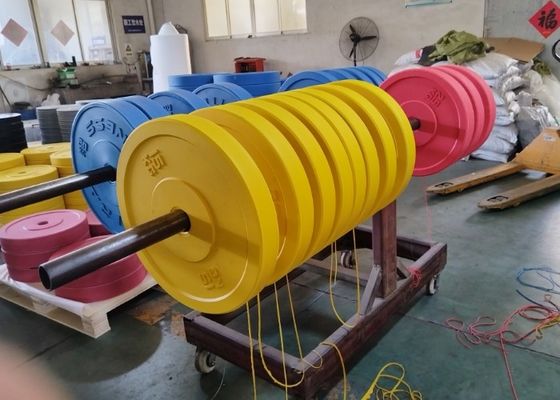 ألواح رفع الأثقال الحديدية السليمة للألعاب الرياضية المهنية