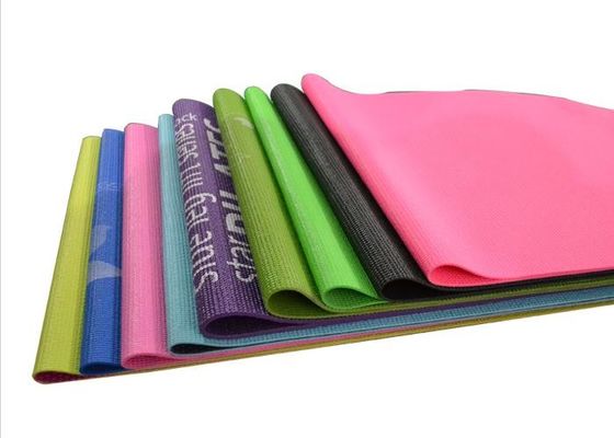 استخدام المنزلي المضادة للانزلاق اليوغا حصيرة سهلة الصيانة مع 3 - 8MM سمك اختياري