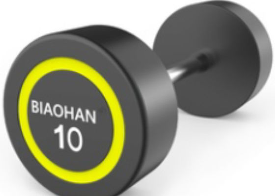 تناسب اندام سیاه وزن لوازم حمام با دمبل ورزشی با مواد PU / فولاد