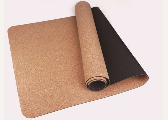 1300G 660mm الفلين المضادة للانزلاق سميكة 6mm TPE يوجا ماتس