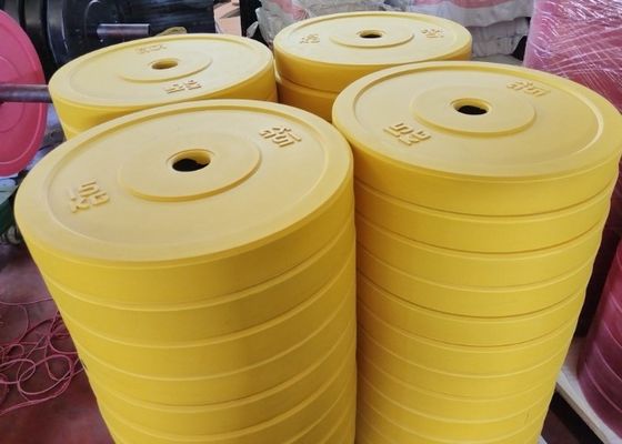 Στρογγυλές πλάκες βαρών για την προπόνηση δύναμης και αντοχής