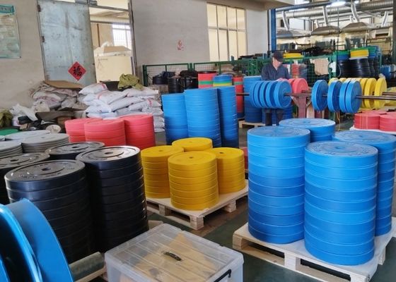 Στρογγυλές πλάκες βαρών για την προπόνηση δύναμης και αντοχής