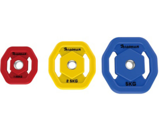 لوحات وزن المعادن التجارية ، ورفع الاثقال لوحات مع المطاط / مادة الصلب