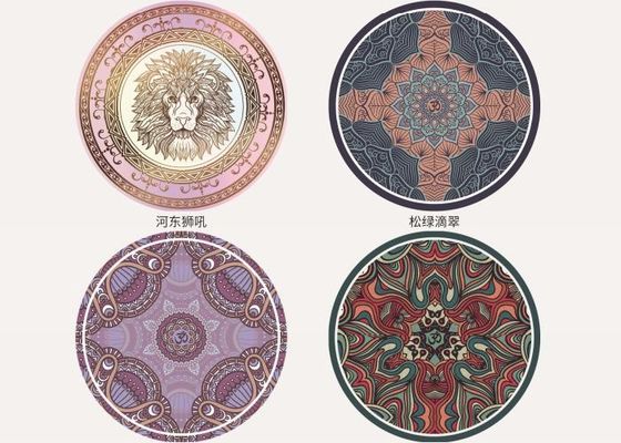 Tekstur Sisi SGS Tebal 10mm Suede TPE Yoga Mats