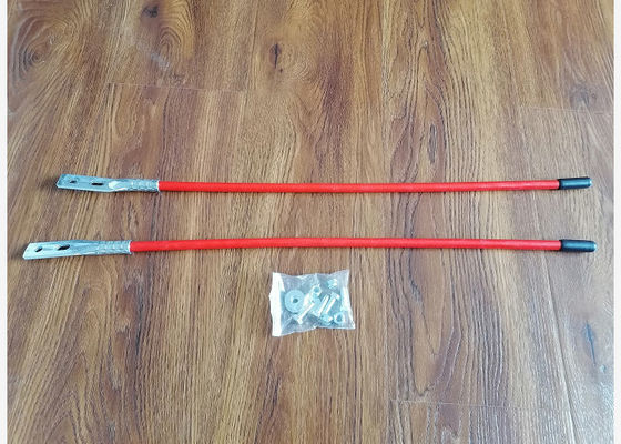 Piezas del equipo del gimnasio 1200KGS rojas y guías negras de la cuchilla del quitanieves