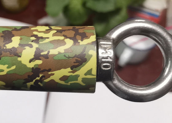 شريط دوار مزدوج من الألومنيوم المموه لمدربي الكابلات الوظيفية المزدوجة