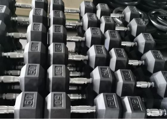 الصفحة الرئيسية المطاط مغلفة سداسية الدمبل 2 حزمة 10LB أثقال يدوية مريحة للعضلات