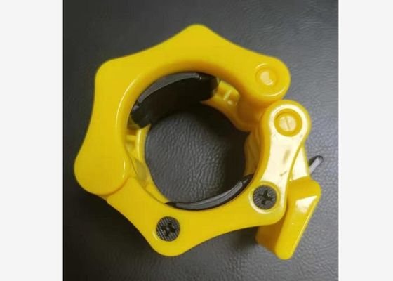 2 "لوحات وزن الحديد 2 بوصة Pro ABS قفل - مجموعة من 2 المشابك السوداء